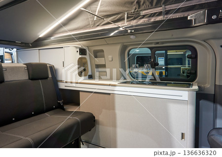 Interior of a camper van Interior of a camper van 136636320