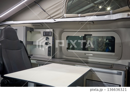 Interior of a camper van Interior of a camper van 136636321