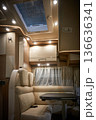 Interior of a camper van 136636341