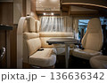 Interior of a camper van 136636342