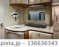 Interior of a camper van 136636343
