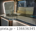Interior of a camper van 136636345