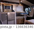 Interior of a camper van 136636346