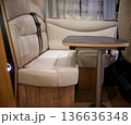 Interior of a camper van 136636348