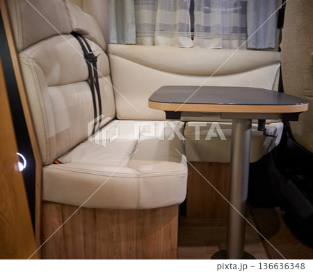 Interior of a camper van Interior of a camper van 136636348