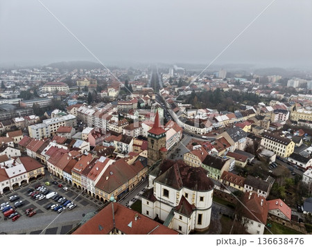 Cityscape Capturing Diversity, Wideangle Image Highlighting Historic Buildings And Vibrant City Life Cityscape Capturing Diversity, Wideangle Image Highlighting Historic Buildings And Vibrant City Life 136638476
