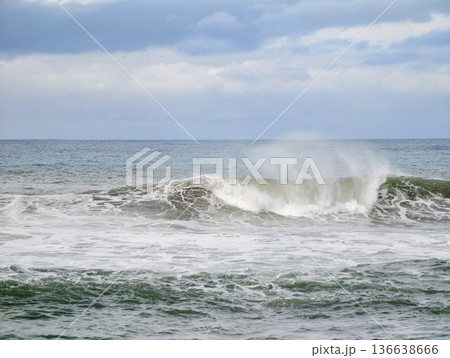 Roaring Ocean Storm With Towering Surf And Turbulent Energy Confronting Rugged Coast Carefully Documented Roaring Ocean Storm With Towering Surf And Turbulent Energy Confronting Rugged Coast Carefully Documented 136638666