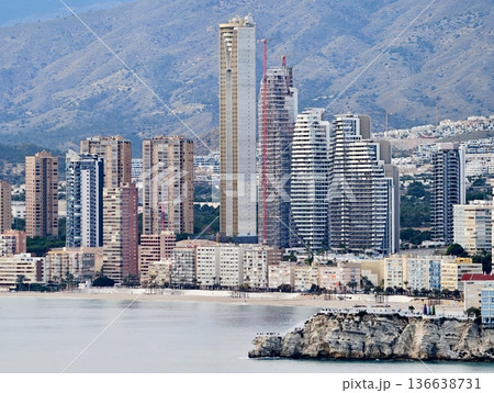 Majestic Vertical Structure Situated On Coast With Mountain Views And Elegant Surroundings Majestic Vertical Structure Situated On Coast With Mountain Views And Elegant Surroundings 136638731