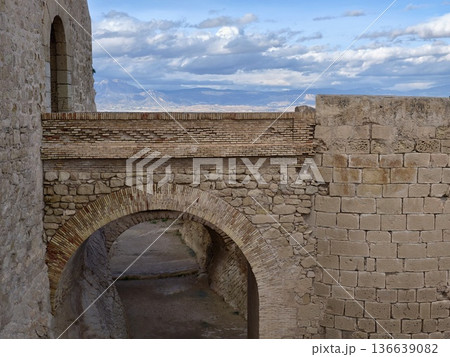Detailed Examination Of Aged Sandstone Arch With Craftsmanship And Artisan Restoration Features Detailed Examination Of Aged Sandstone Arch With Craftsmanship And Artisan Restoration Features 136639082