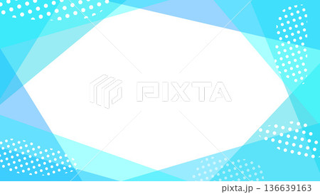 青いグラデーションの背景イラスト素材【web画面サイズ】 136639163