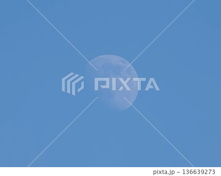 Serene Dusk With Gentle Moon, Peaceful Twilight Setting With Hazy Atmosphere And Subdued Light Serene Dusk With Gentle Moon, Peaceful Twilight Setting With Hazy Atmosphere And Subdued Light 136639273