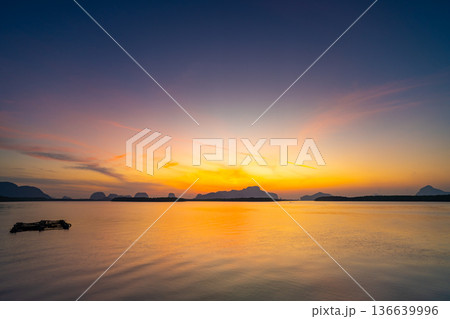 Aerial view sunset sky,Nature light Sunset or sunrise over sea,Colorful scenery sunset sky background,Amazing cloud background Aerial view sunset sky,Nature light Sunset or sunrise over sea,Colorful scenery sunset sky background,Amazing cloud background 136639996
