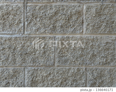 Rough Concrete Block Wall Texture Background Rough Concrete Block Wall Texture Background 136640171
