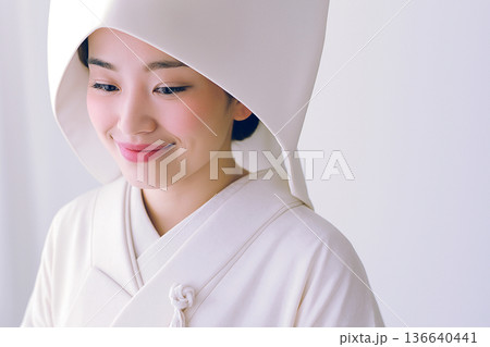 白無垢の花嫁 白無垢の花嫁 136640441