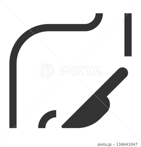 消化器外科 アイコン(シンプル・線画・モノクロ) 消化器外科 アイコン(シンプル・線画・モノクロ) 136641047