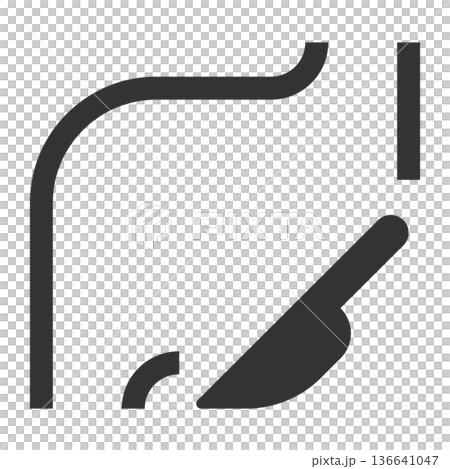 消化器外科 アイコン(シンプル・線画・モノクロ) 消化器外科 アイコン(シンプル・線画・モノクロ) 136641047