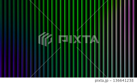 Vertical Stripes Fractal Glass Gradient Background Design Blur Pattern. 136641238