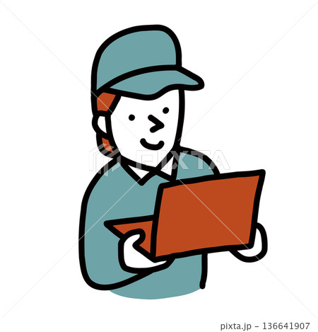 Skilled trades avatar 専門職のイラストアバター 136641907