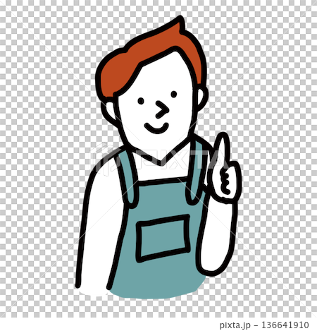 Skilled trades avatar 専門職のイラストアバター Skilled trades avatar 専門職のイラストアバター 136641910
