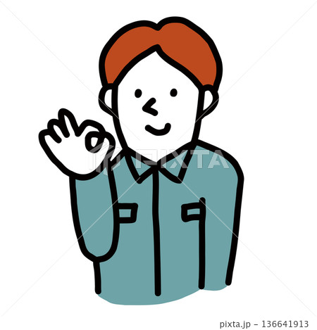 Skilled trades avatar 専門職のイラストアバター Skilled trades avatar 専門職のイラストアバター 136641913