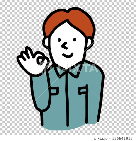 Skilled trades avatar 専門職のイラストアバター Skilled trades avatar 専門職のイラストアバター 136641913