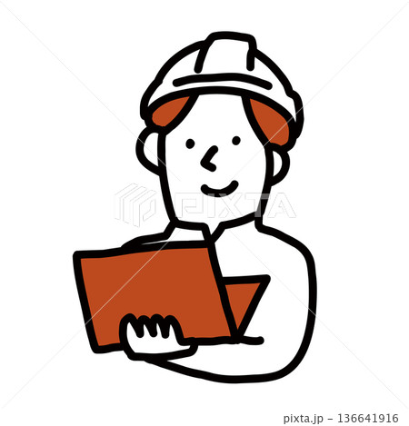 Skilled trades avatar 専門職のイラストアバター 136641916