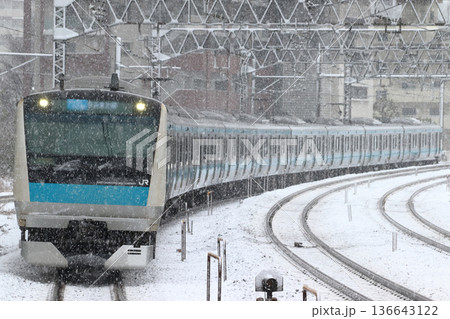 ［JK］冬の京浜東北線E233系電車 136643122