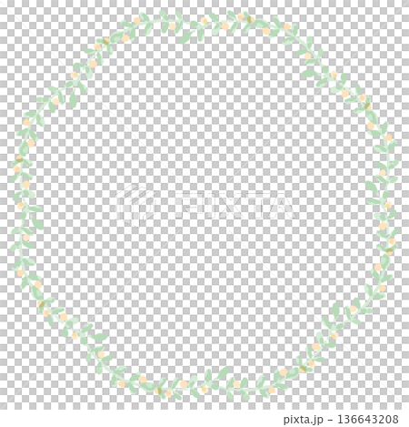 適用於幼兒園、托兒所和兒科的水彩兒童插畫素材 | 葉子邊框素材 136643208