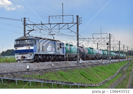 高崎線 岡部-本庄 JR貨物 EF210-155(新鶴見) 高崎線 岡部-本庄 JR貨物 EF210-155(新鶴見) 136643552