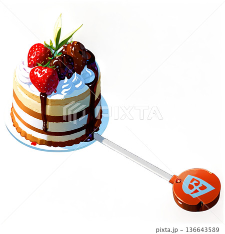 ホワイトデー、お菓子、マカロン、バレンタインデーのお返し、透過、ギフトボックス、ギフト、スイーツ 136643589