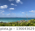 鹿児島・与論島の美しい海と南国風景｜透明度の高いビーチが広がる離島の絶景写真 136643629