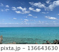 鹿児島・与論島の美しい海と南国風景｜透明度の高いビーチが広がる離島の絶景写真 136643630