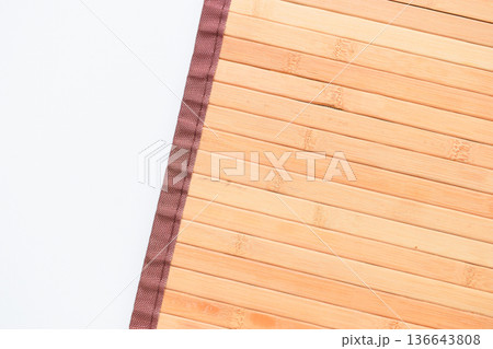 brown wood mat texture isolated on white background 136643808