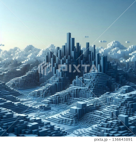 ブロックの世界 ブロックの世界 136643891