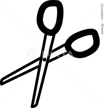 ハサミのアイコン 136644150