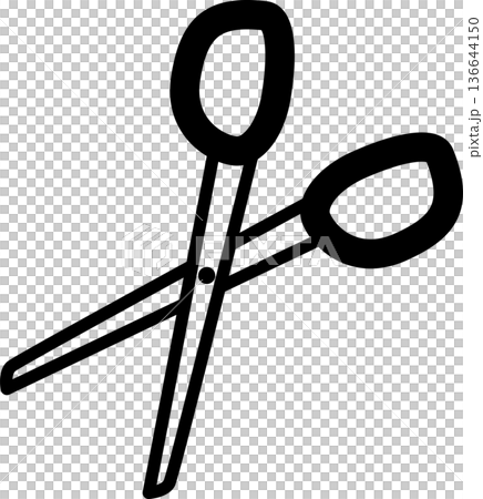 ハサミのアイコン 136644150
