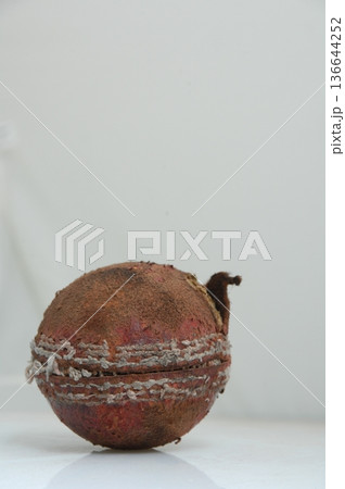 Old Cricket Ball Old Cricket Ball 136644252
