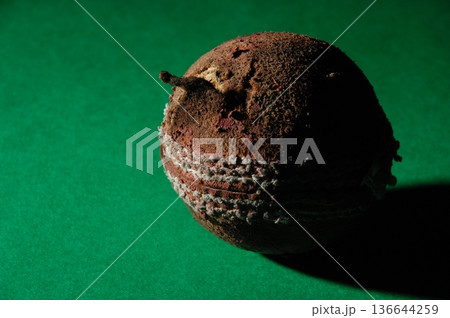 Old Cricket Ball 136644259