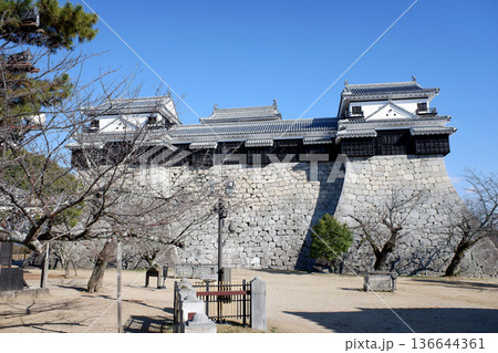 愛媛県 松山城・本壇西面 愛媛県 松山城・本壇西面 136644361
