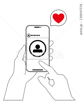 スマートフォンとSNS スマートフォンとSNS 136645556