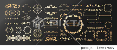 アンティークフレームセット 136647005