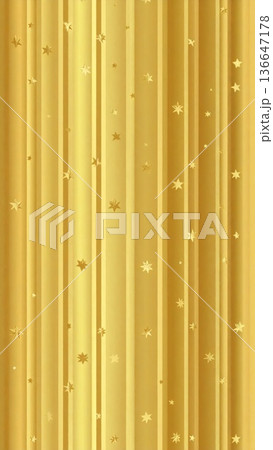 Golden Stripes Pattern Background with Metallic Shine and Festive Glitter 136647178