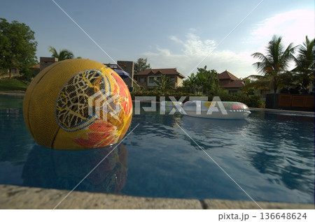 Football in the Swimming pool 136648624