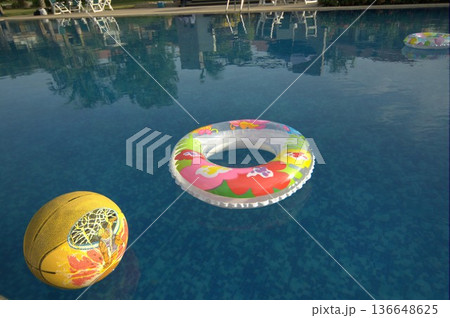 Football in the Swimming pool 136648625