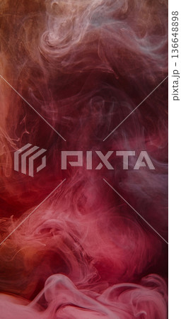 Color blend vapor. Ink haze texture. Defocused red blue purple glitter pigment smoke water mist splash art cloud on abstract background. Color blend vapor. Ink haze texture. Defocused red blue purple glitter pigment smoke water mist splash art cloud on abstract background. 136648898