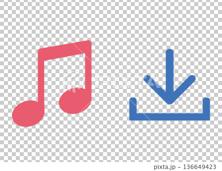 音符 ダウンロード アイコン 音符 ダウンロード アイコン 136649423