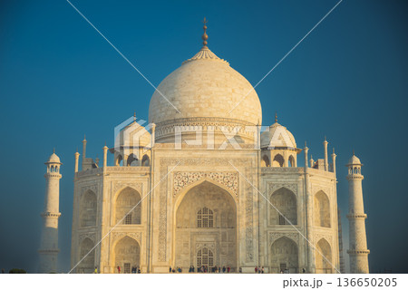 Taj Mahal in Agra. India 136650205
