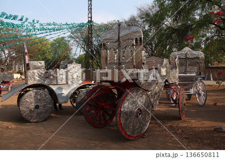 Tourist Horse Coach Carriage India 136650811