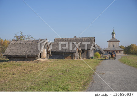 Belarusian village. 136650937