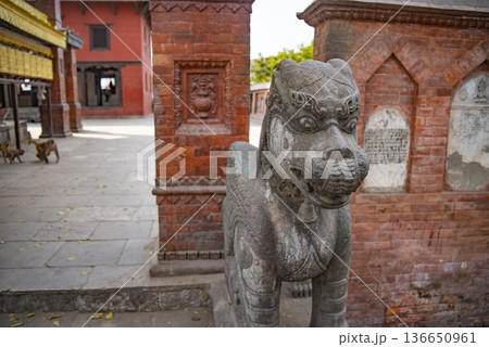 Nepalese Buddhist Temples in Kathmandu 136650961